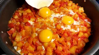 Better than fried potatoes! Ready in minutes! simple eggs and potato recipes