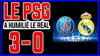 Le Psg a humilié le  Réal 3-0