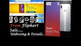 Redmi note 7 pro from Flipkart in Big Billion Sale