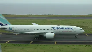 EuroAtlantic Airways Boeing 777-243(ER) CS-TSX in Ponta Delgada Airport Azores Portugal - 23.06.2023