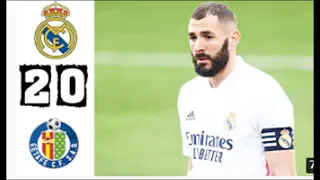 Real Madrid vs Getafe 2-0 Extended Highlights & Goals 2021