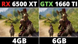 RX 6500 XT VS GTX 1660 TI - BENCHMARK TEST IN 15 GAMES