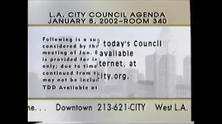 Regular City Council - 01/08/02