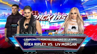 WWE 2K24: WOMENS CHAMPION AT BACKLASH MORGAN VS RIPLEY #wwe2k24 #wwe