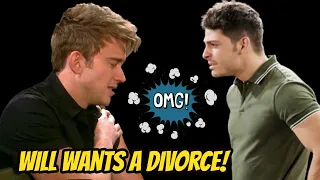 Will returns to divorce Sonny! He has found new love. - Days of our lives spoilers PeacockTV