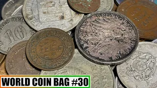 LARGE Silver (Prussia/Czech) DISCOVERIES In World Coin Half Pound Grab Bag - Bag #30