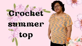 Crochet Summer Beautiful Top /very easy and beautiful #crochettutorial #crochet /2 may 2024