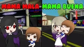 MAMÁ MALA VS MAMÁ BUENA EN BROOKHAVEN ROBLOX