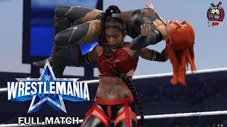 WWE 2K22 Becky Lynch vs Bianca Belair | RAW Women's Title | WrestleMania 38 Epic Gameplay!