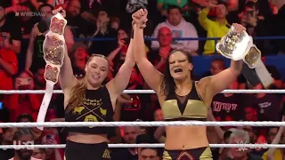 Ronda Rousey & Shayna Baszler vs. Katana Chance & Kayden Carter | RAW June 6, 2022 WWE