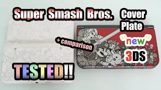 Super Smash Bros. Cover Plate for New 3DS TESTED! + Comparison