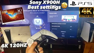 *Best 4K 120Hz*Sony X900H (PS5) (picture settings)🤩