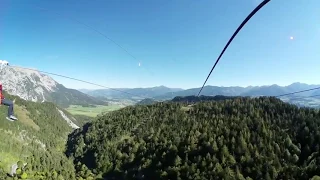 Zipline Stoderzinken - Segment 1 (360° VR Video)