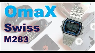 OMAX M283 the cheapest Swiss LCD watch