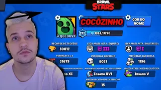 PINTEI O CABELO E TROQUEI DE NOME NO BRAWL STARS