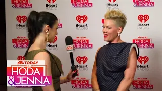 Pink opens up about vulnerability at iHeartRadio Awards