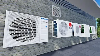 Roblox Air Conditioner Testing in a House