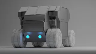 Hard Surface Sci Fi Vehicle Modeling in Blender