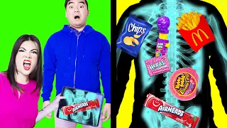 HOW TO SNEAK FOOD INTO THE MOVIE THEATER | 8 CRAZY SNEAKING SNACK IDEAS BY CRAFTY HACKS PLUS