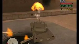 GTA SAN ANDREAS: Steal a Tank to Area 69 (How to)