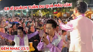 Ca sĩ Quách Tuấn Du cháy hết mình tại HQ Ngôi Sao Miệt Vườn, Khương Dừa không cản là hát tới sáng
