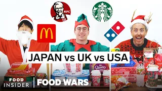US vs UK vs Japan Christmas Edition | Food Wars | Insider Food