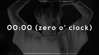bts - 00:00 (zero o’ clock) (slowed + reverb)