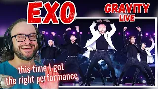 You were right!! - EXO 엑소 - GRAVITY live reaction