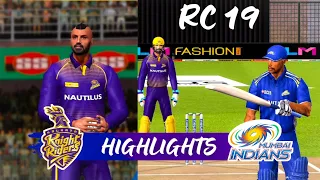 Real Cricket 19: IPL 2019/ Mumbai v Kolkata - Rohit Sharma & Isan Kishan Fifty Scroe | #rc19 #rc20