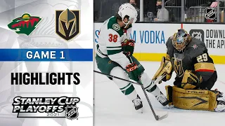 First Round, Gm 1: Wild @ Golden Knights 5/16/21 | NHL Highlights