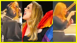 Adele GOES OFF on pride hater in audience