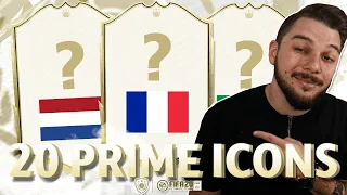 ΑΝΟΙΞΑ 20 PRIME ICON PACKS!! + ΤΟ ΔΙΚΟ ΜΟΥ 🔥 | FIFA 20 GREEK ULTIMATE TEAM