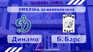 УМХЛ U16 / Динамо (Днепр) - Белый Барс  / 20.02.21