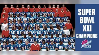 1986 New York Giants Team Season Highlights "Giants Among Men"