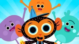 Cartoons For Kids | The Bumble Nums & Mr. Monkey Compilation