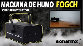 Máquina de humo Alámbrica 500 W / Video funcionamiento Marca Wahrgenomen FOGCH