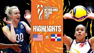 🇺🇸 USA vs. 🇩🇴 DOM - Highlights  Phase 2| Women's World Championship 2022