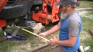 how to align the tractor front end.