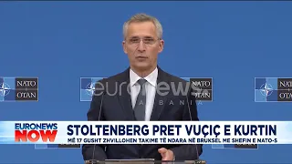 Stoltenberg pret Vuçiç e Kurtin, më 17 gusht zhvillohen takime të ndara në Bruksel