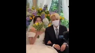 J hope 😄sister 👰Je woo married party congrats J hope 💜#bts