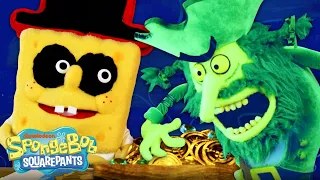 SpongeBob Goes on a Treasure Hunt IRL! 🏴‍☠️ SpongeBob Episode with Puppets!