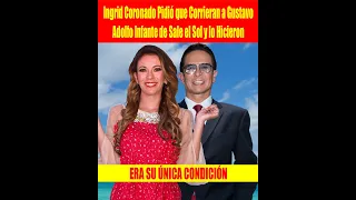 Ingrid Coronado Pidió que Corrieran a Gustavo Adolfo Infante de Sale el Sol y lo Hicieron