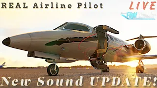 Big Update to Sounds! | FlySimWare Lear35 v1.1.5* | Real Pilot | #flysimware #learjet #msfs2020