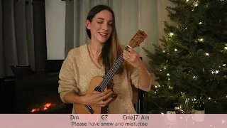 I'll Be Home for Christmas Ukulele Play Along | Cozy Christmas Songs