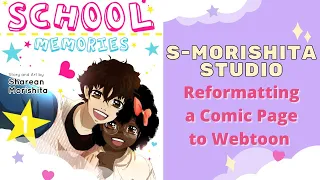 How to turn a Comic Page into a Webtoon || Clip Studio Paint Webtoon Format Tutorial