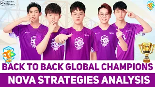 Nova Strategies & Why Back To Back Global Champions🔥| Paraboy, Order, Jimmy, King | Nova Best Team ?