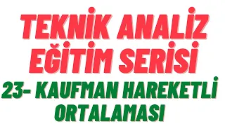 Teknik Analiz Eğitimi | 23- Kaufman Hareketli Ortalaması