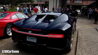 Bugatti Chiron Sounds! LOUD Cold Start Up!