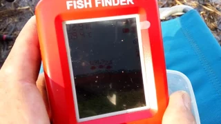 Эхолот с Алиэкспресс. Outlife Fish Finder XJ-01. 2 - Работа эхолота на небольшой реке (Узяк).