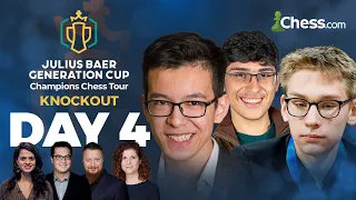 Firouzja, Lazavik, Abdusattorov Fight To Face Carlsen | Julius Baer Generation Cup Day 4